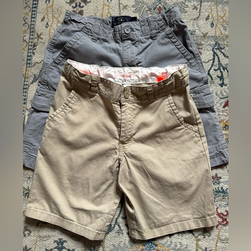 Lucky brand and Cat & Jack. Boys shorts lot of 2.